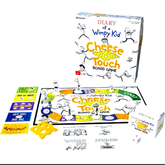 Pressman- Diary of a Wimpy Kid Cheese Touch Board Game, Age 8+, 3-6 players - Picture 1 of 4